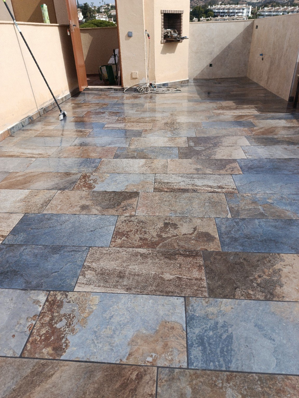 Professional bathroom tiling installation